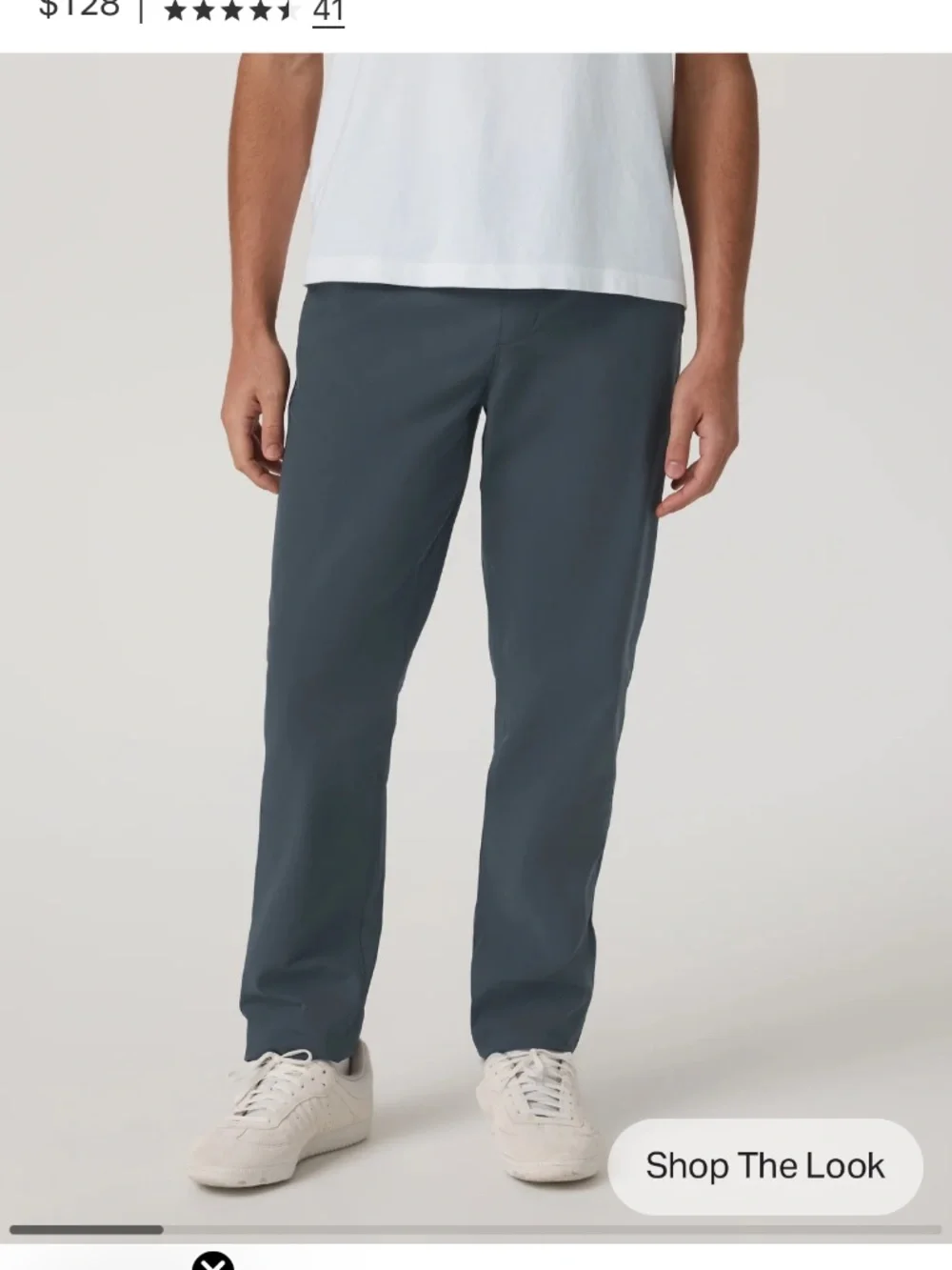 Vuori Meta Elastic Waist Pant - Charcoal